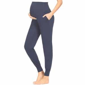 Maternity Adjustable Jogger Pants Navy